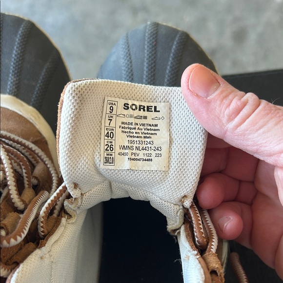 Sorel Tan and Gray Lace-Up Boots - Picture 4 of 4